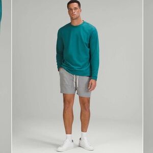 Lululemon Teal Long Sleeve Crewneck Sweatshirt Deep Cove